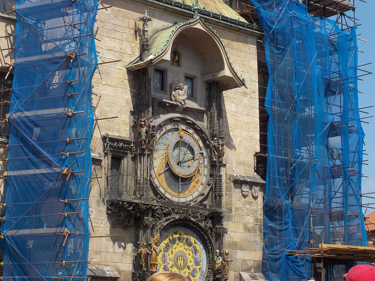 Astronomische Uhr am Altstädter Rathaus in Prag