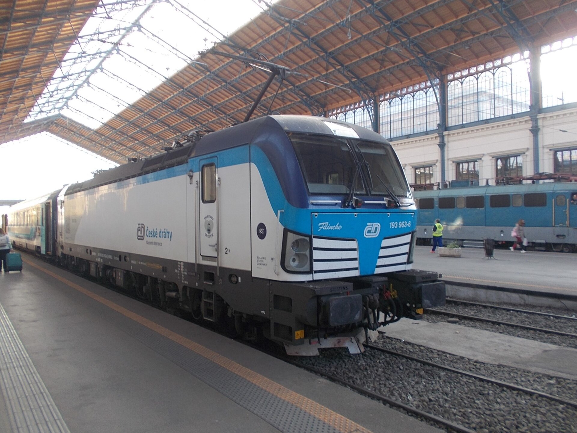 EuroCity-Zug in Budapest (Beispielbild, anderer Zuglauf)