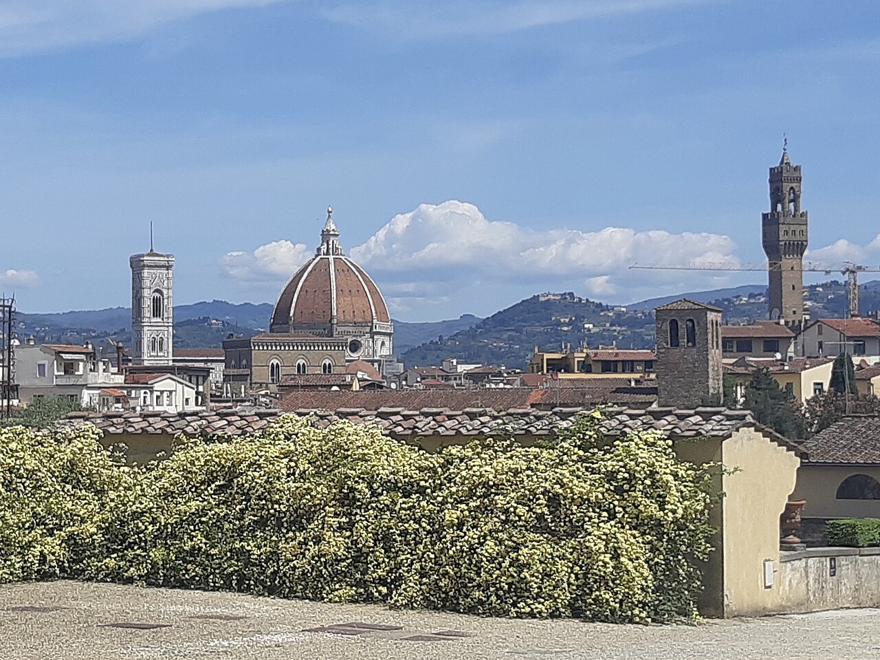 Dom Santa Maria del Fiore über den Dächern von Florenz