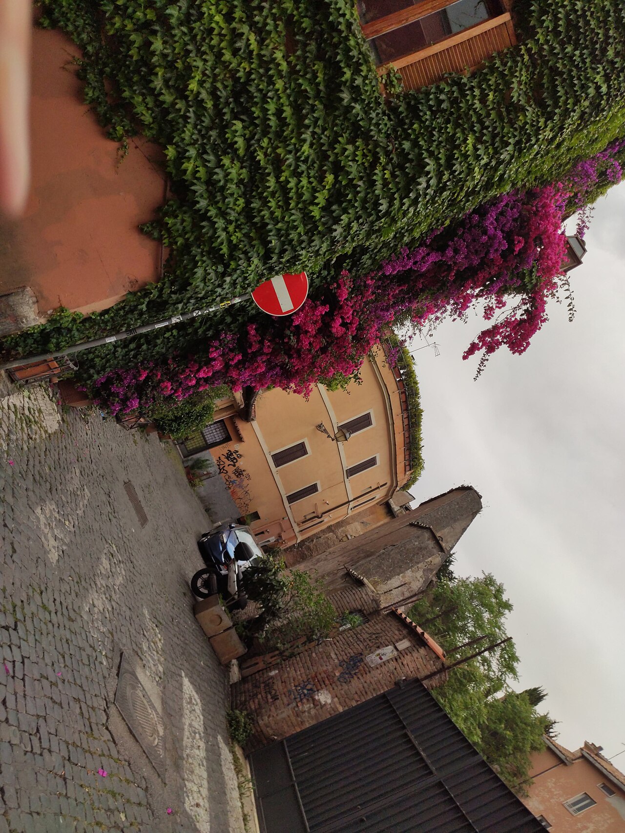Straße in Trastevere Rom